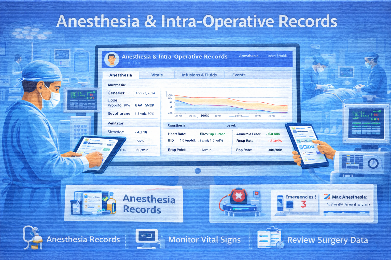 Anesthesia and Intra Operative Records Software