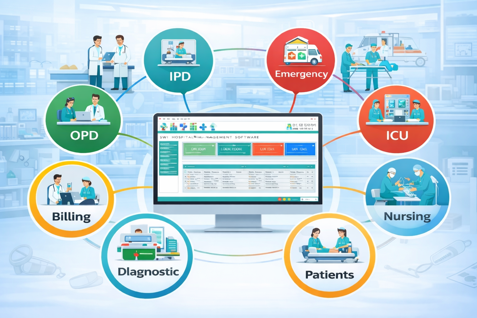 Clinical Department Management System Dashboard