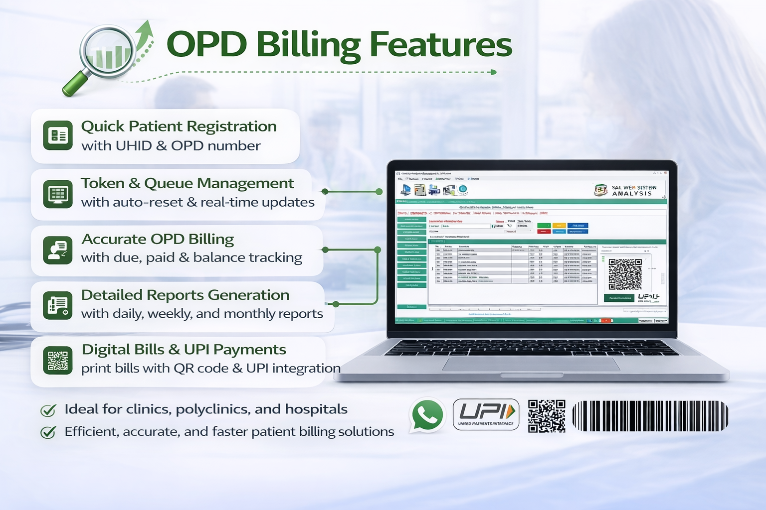 OPD Billing Management Software
