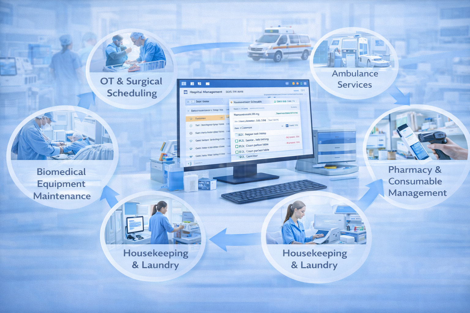 Hospital Operations and Support Management Software