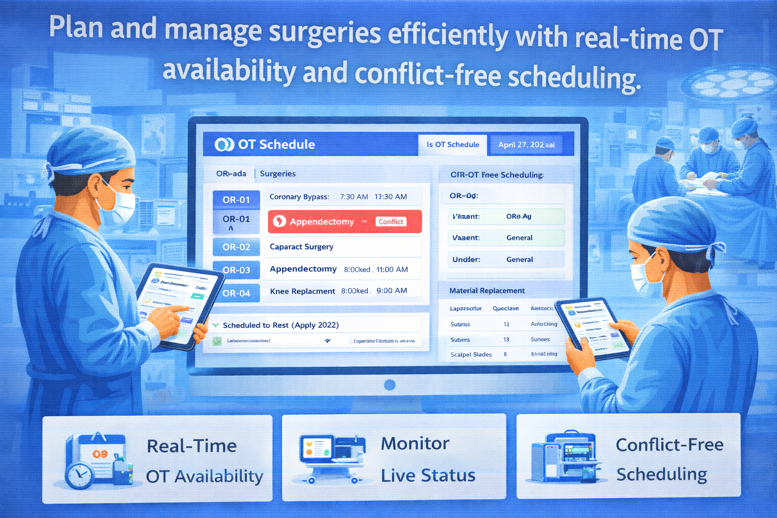 OT Scheduling and Surgery Planning Software