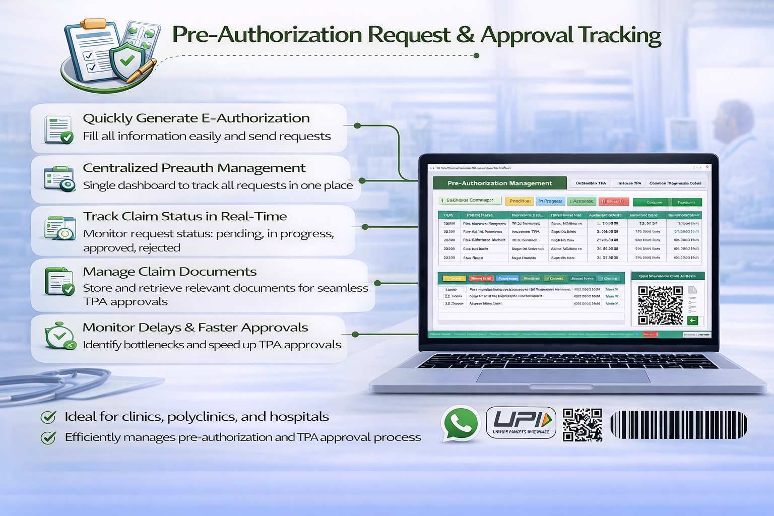 Insurance Pre Authorization Management Software